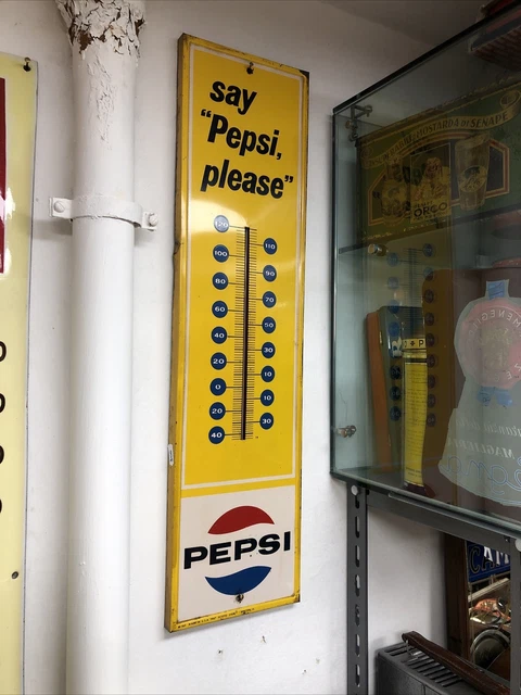 Termometro PEPSI Made In Usa 1967 Termometro PEPSI Made In Usa 1967
