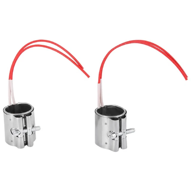 2PCS/Lot Mica Band Heater 35X45mm 220V 150W Stainless Steel Heating Elementarr