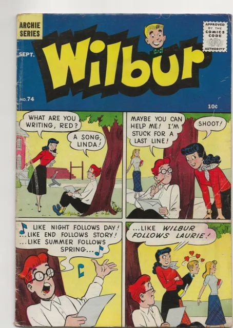 Wilbur #74 (1957) VG- 3.5