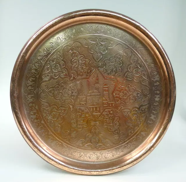 Copper Tray Turkey about 1900