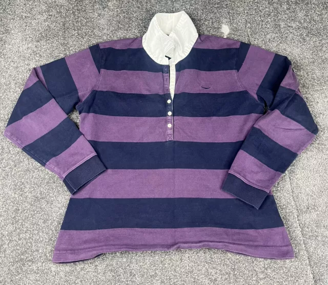 R.M. Williams Jumper Womens Size 14 Purple The Bush Outfitter Polo Top Ladies