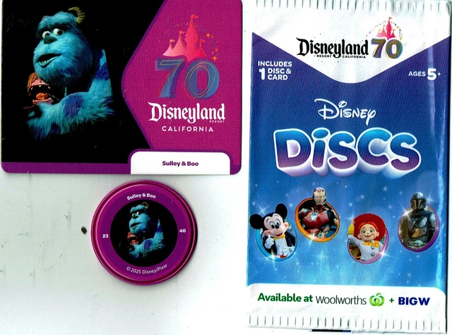 WOOLWORTHS 2025.DISNEYLAND 70. Disney Discs. #.22/40.Goofy