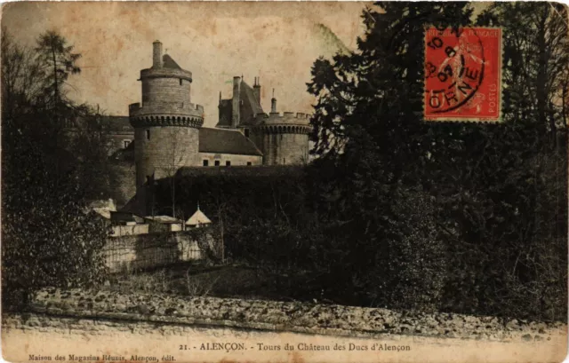 CPA AK ALENCON - Castle Towers of the Dukes of ALENCON (355279)