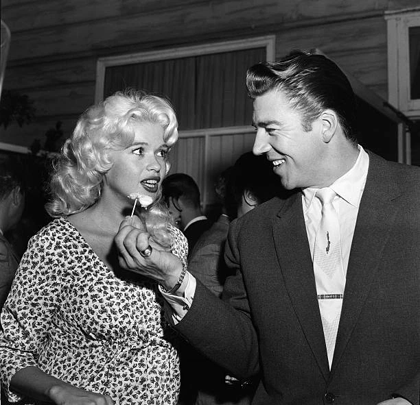 ACTRESS JAYNE MANSFIELD And Mickey Hargitay Attend A Party 2 1958 OLD