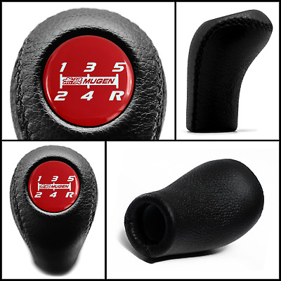 Mugen MUGEN RED STITCH WEIGHTED SHIFT KNOB 5 SPEED FIT CIVIC CRX PRELUDE ACURA INTEGRA 