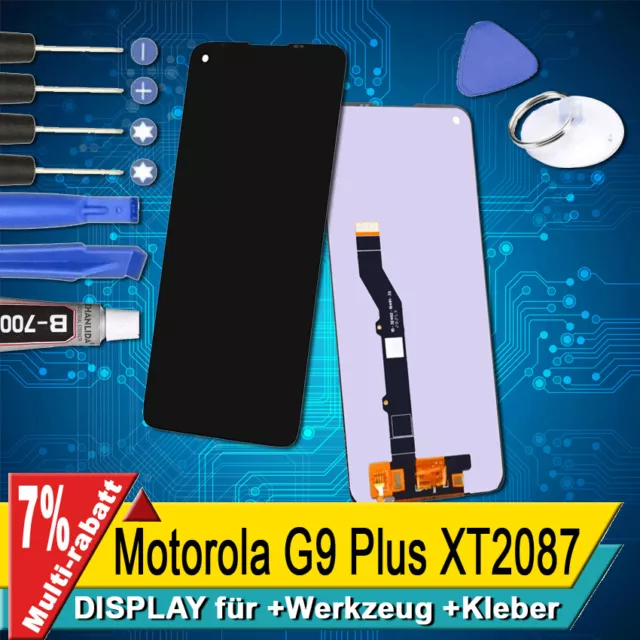 Display Für Motorola Moto G9 Plus XT2087 Komplettes Bildschirm Lcd Touch +