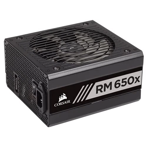 Corsair RM650x Alimentatore PC, Completamente Modulare, 80 Plus Gold, 650 Watt,