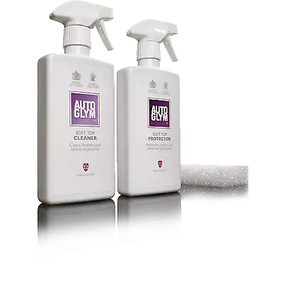 Autoglym Convertible Fabric Hood Cleaner Soft Top Clean & Protect 3piece Kit Car 2