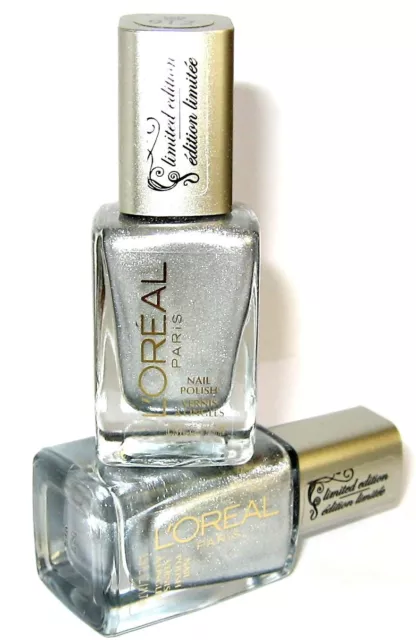 L'oreal Pro Manicure Nail Polish Silver Star Limited Edition 1x New