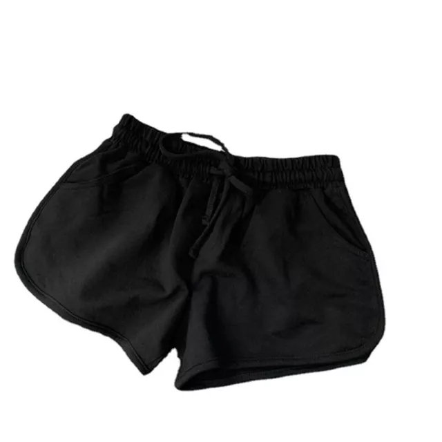 Summer Loose Shorts Women Fashion Casual Fitness Shorts Ladies Grey Black Soli g