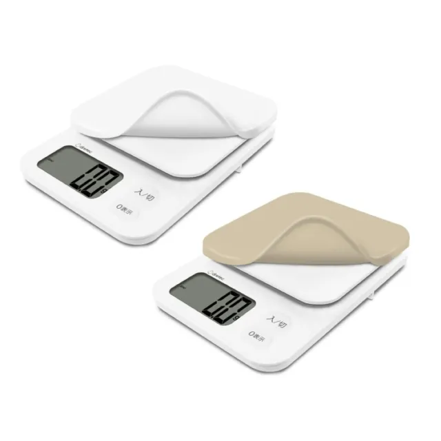 Dretec Digital Kitchen Food Cooking Scale 2kg 0.1 White Silicon Cover Japan NEW