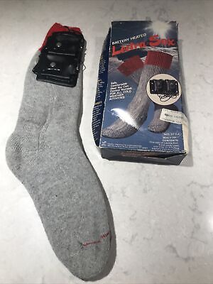 Nordic Gear Lectra Sox Battery Heated Socks Size Medium NOS Original Box
