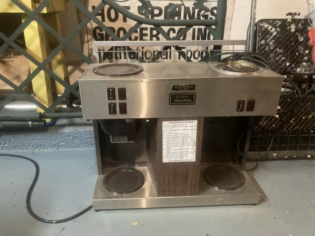 BUNN VPS Series Commercial Coffer Maker 3 Warmers 04275-0013 Works Great EUC 🔥