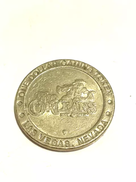 Vintage One Dollar $1 Coin  Gaming Token The Orleans Hotel Las Vegas Nevada
