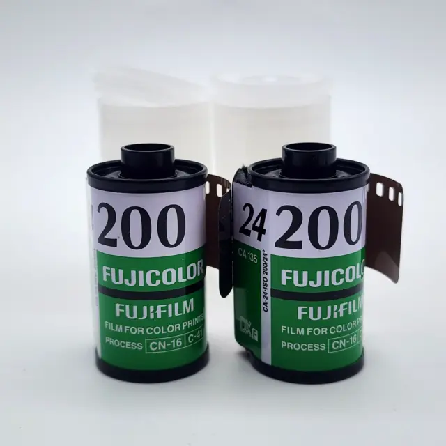 Fuji 200 Color Print Film - 35mm - Expired - 2 Rolls, 24 EXP