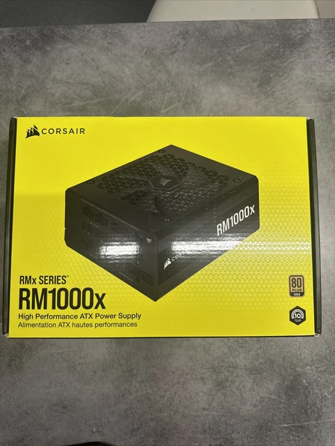Corsair RM1000x Alimentatore PC,Modulare,80Plus Gold,1000Watt,Nero CP-9020201-EU