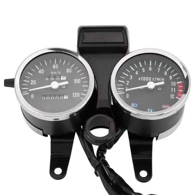 Motorrad Tachometer Drehzahlmesser für SUZUKI GN125 NF41A 93-99 Kilometerzähler