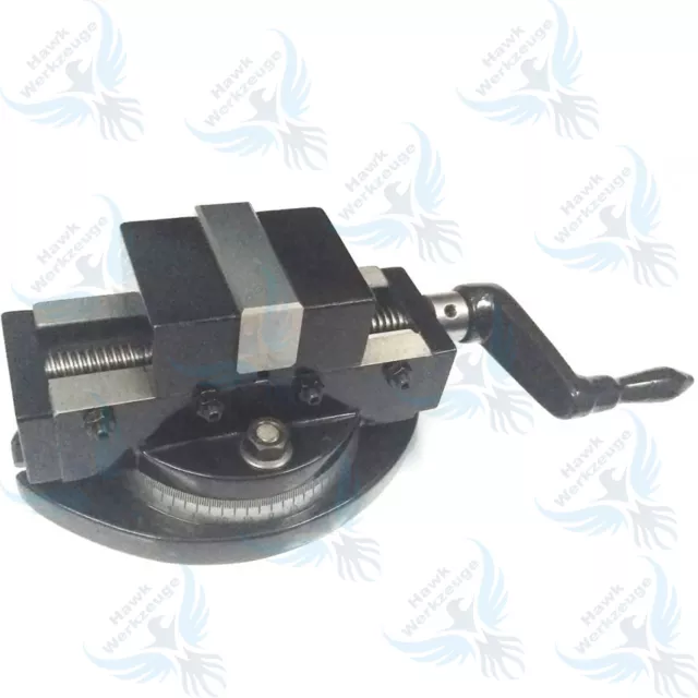 Self-centering milling machine 2 "(50mm) swivel vice base aluminum steel