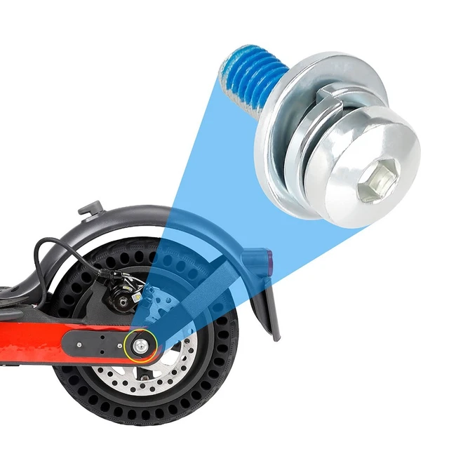 Vis De Roue Arrière Pour Scooter électrique Xiaomi M365/Pro - Paire De Boulons Métalliques De Fixation - Pièce De Rechange
