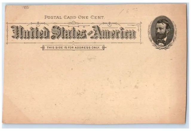 c1893 Official Souvenir Postal World's Columbian Exposition Building Postcard 2
