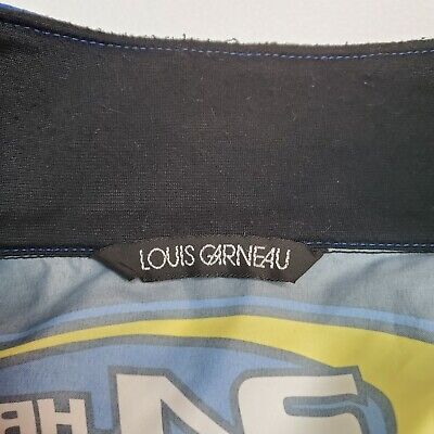 Louis Garneau Cycling Jacket Men M Medium 24 Hrs of Adrenaline Black Blue 11