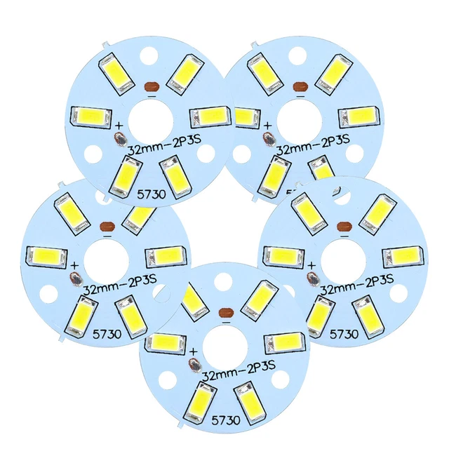10PCS LED Board 3W 5730 LED Emitting Diode SMD Highlight Lamp Panel White