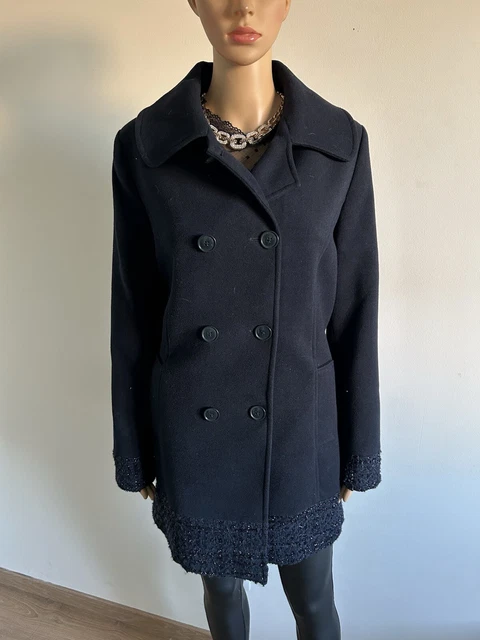 Manteau Femme En Velours Multicolore Custo (Custoline) - Taille 40/42 - Parka Neuf Jamais Porté