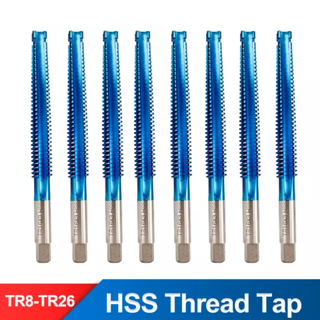 1PC HSS Left/Right Hand Screw TapTR8-26 Nano Blue Coated Machine Thread Tap Tool