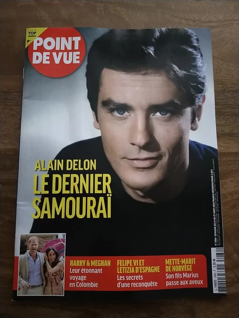 ALAIN DELON -MAGAZINE POINT DE VUE - Août 2024 - EUR 12,90 - PicClick FR