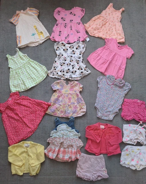 Massive bundle baby girls 6-9 months clothes dress shorts spring/summer holiday