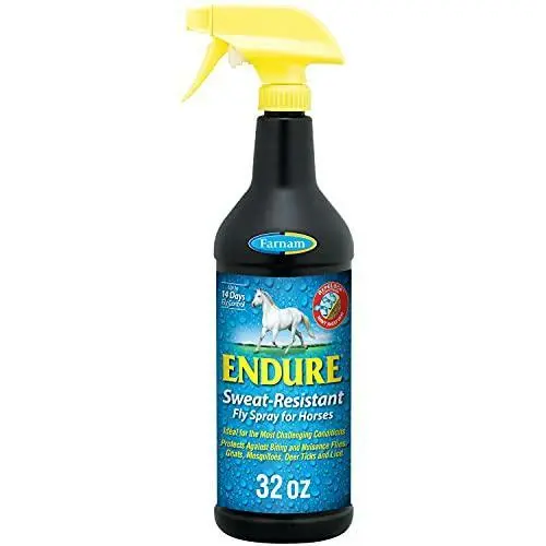 Farnam Endure Sweat-Resistant Fly Spray for Horses 32 Ounces