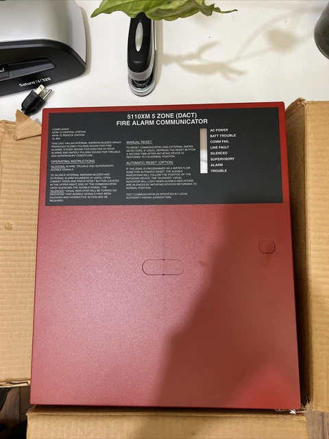 HONEYWELL ADEMCO 5110XM 5 Zone Fire Alarm Control Communicator Metal ...