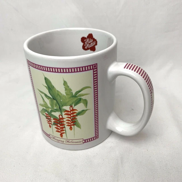 2005 Hilo Hattie Island Heritage "O"ahu" Mug-Tropical Flowers-Store of Hawaii