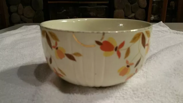 Autumn Leaf6 " Radiance Mixing Bowl Hall Halls Superior Kitchenware Gold