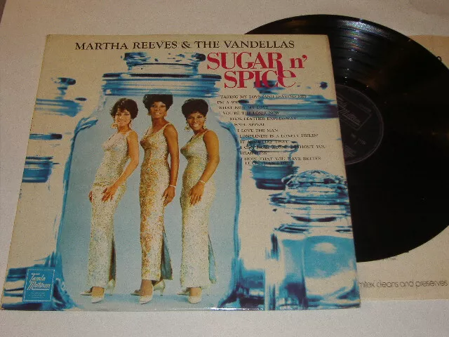 MARTHA REEVES AND THE VANDELLAS 'Sugar n' Spice' 1969 UK TML 11134 LP