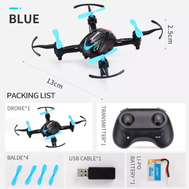 JJRC Green Blue H8 Mini RC Drone Quadcopter Headless Remote Control Helicopter