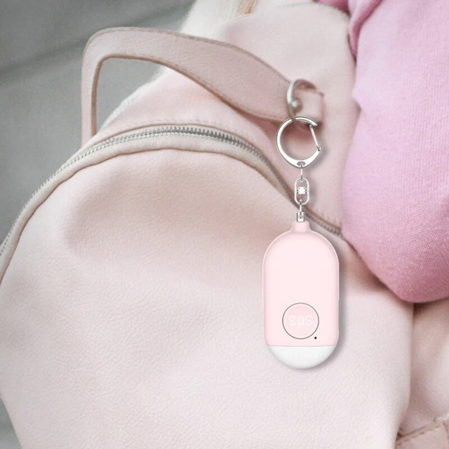 Personal Alarm Rechargeable  Emergency Self Defense SOS Alert Rape Whistle1497