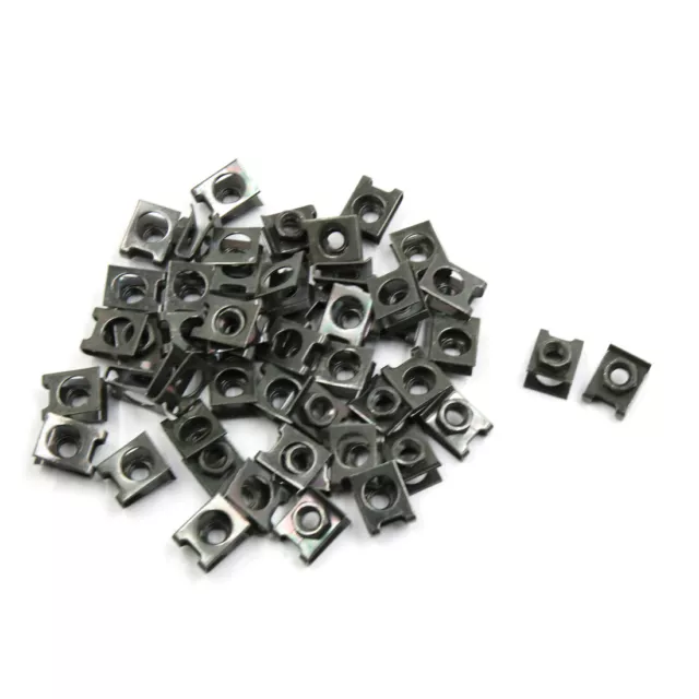 Lot de 50 clips de fixation de carénage de pare-brise de moto pour vis de 6 mm