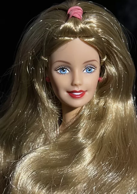 Nude Mattel Barbie Dark Blonde Hair Blue Eyes Bendable Knees For