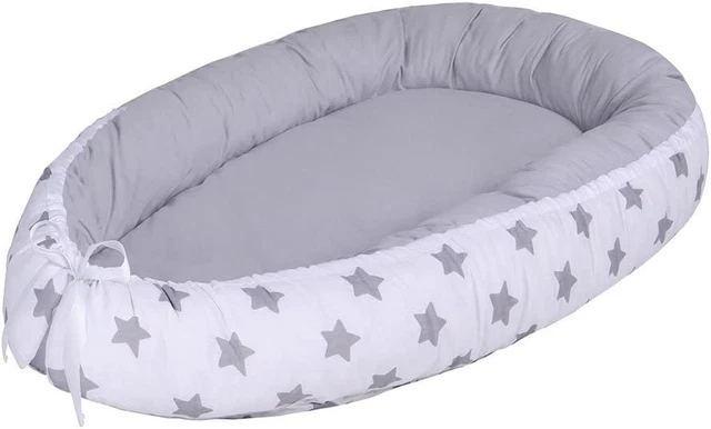 LULANDO Baby-Nest cocon pour bébé/nourrisson, à usage Grey Stars /