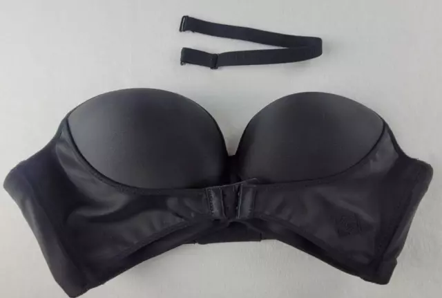 Geyoga Bra Black SZ 40/90 Pushup Front Buckle Lift