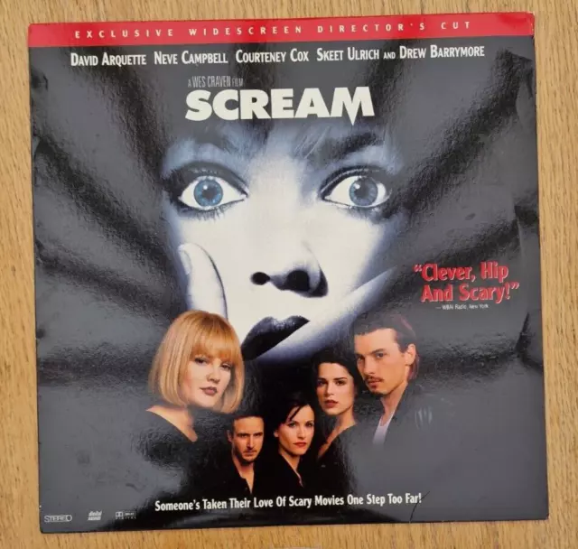 Scream : Exclusive Widescreen Director's Cut - NTSC Laserdisc Wes Craven