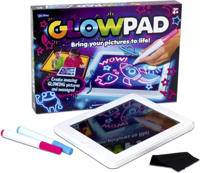 John Adams | GLOWPAD light-up drawing pad: Bring your pictures to life! | Arts &