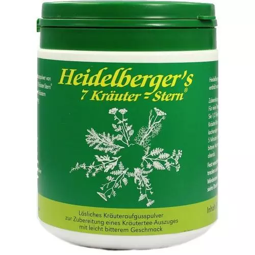 HEIDELBERGERS 7 Kräuter Stern Tee 250 g