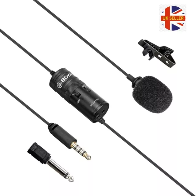 BOYA BY-M1 Pro Lavalier Microphone Clip-on Microphone Camera phones DSLR podcast