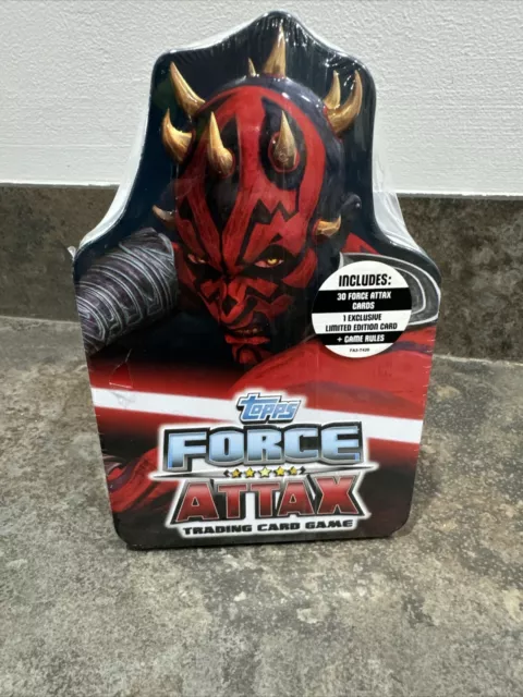 Topps Star Wars Force Attax Series 3 Trading Card Game in Tin Box Brand New