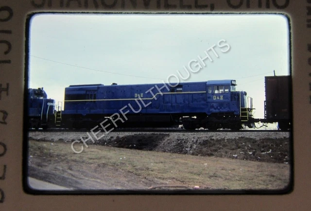 Original '78 Kodachrome Slide DH Delaware Hudson 704 U30C Fresh Paint    35X36