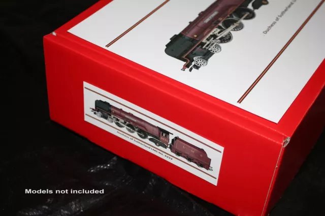 Aufbewahrungsbox für Hornby R066 LMS Herzogin von Sutherland 00 Spurweite und Reisebusse. 3