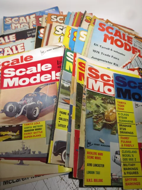 VINTAGE SCALE MODELS MAGAZINE 1970 - 1971 Selection Please Choose