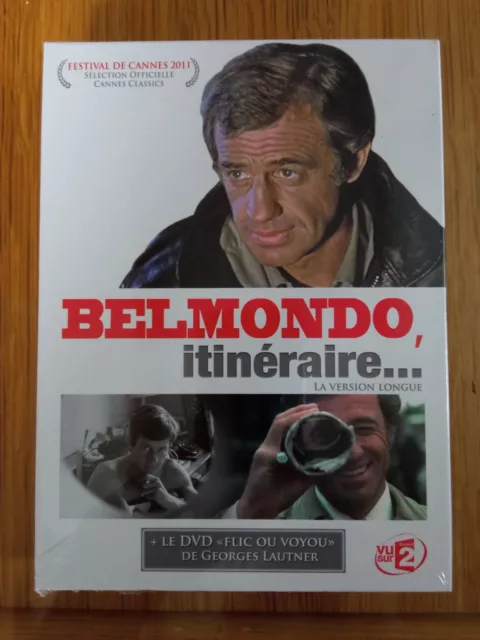 BELMONDO ITINÉRAIRE... 2 DVD le documentaire + le film FLIC OU VOYOU - NEUF